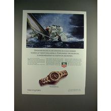 1989 Tag Heuer S/EL Watch Ad - Offshore Racing!