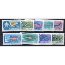 Hungary 1962 Sg1819 - Sg1827 AIR lightly m/mint SET (G203)