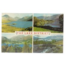 THE LAKE DISTRICT, multiview used postcard dated 1974..by Jarrold =