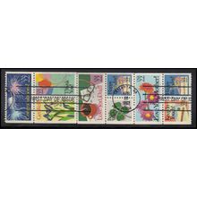 Used 2267-2274a 22c Greetings Fine Pane/9 Rejoined First Day Cnx L01145
