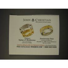 2005 John Christian Rings Advertisement