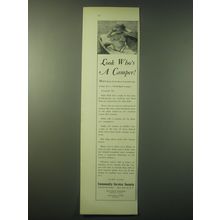 1948 Camp Fund Community Service Society Ad - Look who's a camper!