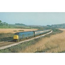 Kings Own Royal Border Regiment Train at Marazion Station Postcard