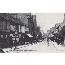 Romford Post Office South Street Essex in 1910 Postcard