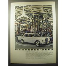 1959 Mercedes-Benz 220 S Four Door Sedan Ad - The die is cast in Stuttgart