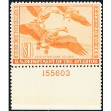 RW11, Mint NH XF $1 Duck Stamp - PSE Graded 90 * Stuart Katz