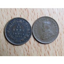 India 1920 1/12 Anna Coin