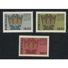 Portugal Freedom from Hunger 3v 1963 MNH SG#1221-1223