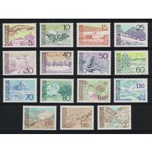 Liechtenstein Landscapes 15v COMPLETE 1972 MNH SG#561-575