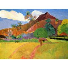 tahitian-mountains-1893.jpg!Large Poster Canvas Movie Film Print A0 A1 A2 A3 A4