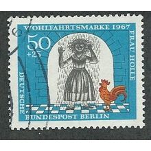 BERLIN -1967 50pf+25 'HUMANITARIAN RELEIF FUNDS' FINE USED (EBID44-711)