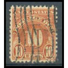 Used J84 10c Postage Due Barely Clears WA1434