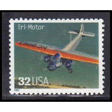 3142p 32c Tri-Motor Fine MNH V2545
