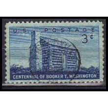 Used 1074 3c Booker T. Washington ..rvill.., PA. E1216