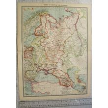 c1907 Harmsworth Plate No. 95-96 Russia in Europe & The Caucasus