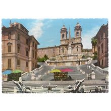 CHURCH OF TRINITA DEI MONRI, , ROME. ITALY unused postcard #