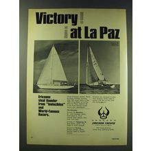 1970 Ericson 41 and Aquarius 35 Yachts Ad - Victory! At la Paz