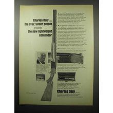 1970 Charles Daly LTD Shotgun Ad - Lightweight