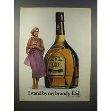 1980 E&J Brandy Ad - I Stand By My Brandy
