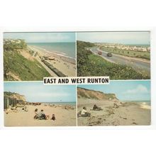 Multiview of East & West Runton Postcard Norfolk 14045