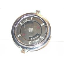 1955 1956 INTERNATIONAL FUEL TEMP OIL GEN GAUGE POD OEM HARVESTER TRUCK S SERIES