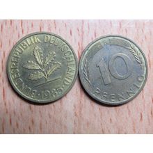 1985g 10 Pfennig Germany Coin
