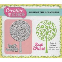 Creative Dies. Lollipop Tree Die Set. Die Cutting Cardmaking Scrapbooking Crafts