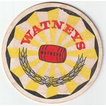 BEER MAT - WATNEYS BREWERY - WATNEYS - (Cat 043) - (1960)