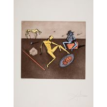 Salvador Dali (1904-1989). The Mirror of Chivalry, from Historia de Don Quichott