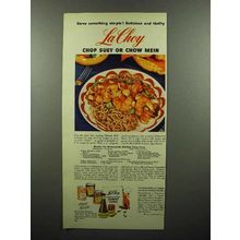 1953 La Choy Chop Suey, Chow Mein Ad