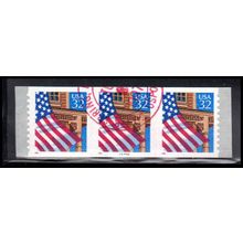 Used 2915A 32c U.S. Flag Over Porch Fine PNC 44444/3 10x10 PA3533