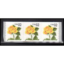 3054 32c Yellow Rose Very Fine MNH PNC 5555/3 PA3679