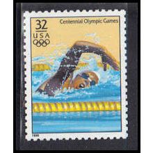 3068n 32c Women's Swimming Fine MNH V4443