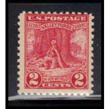 645 2c Valley Forge Average Plus MNH O1411