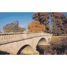 Knaresborough Ribston Park Bridge Over River Large Postcard