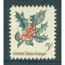 1254 5c Holly Fine MNH MA1093 (12)