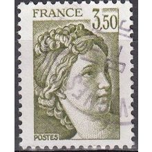 France 1981 Michel 2238 O Cote (2008) 0.80 € Sabine de Gandon Cachet rond