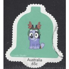 AUSTRALIA: 2024, MERRY CHRISTMAS BLUEY, USED SELF-ADHESIVE MY STAMP. 106