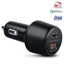 SpeedMax65 PD65W + QC3 Car Charger[ Black ]