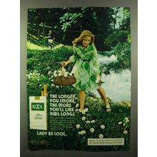 1974 Kool Cigarettes Ad - Longer You Smoke