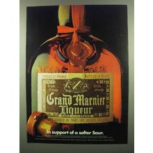 1974 Grand Marnier Liqueur Ad - Support of Softer Sour