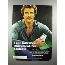 1976 Salem Cigarette Ad - Talk About Enjoyment