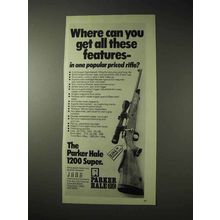 1976 Parker Hale 1200 Super Rifle Ad - These Features