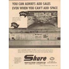 SHURE MFG CORP 1957 G A Millinger Auto Repair St Louis MO vintage ad