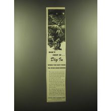 1944 United-Carr Fasteners Ad - Don't chip in.. Dig in when you buy your 5th
