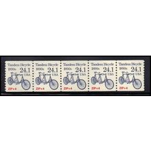 2266 24.1c Tandem Bicycle Very Fine MNH Dry Gum PNC 1/5 X1371