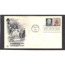 FDC Art Craft 1594 12c Torch 1393 Dwight Eisenhower (Cachet-U/A) CV00293