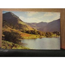 HEAD OF BUTTERMERE, CUMBRIA used postcard by Sanderson & Dixon dated 1968 =
