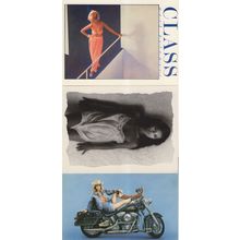 Easy Rider Country & Western Female Biker 3x Glamour Postcard s