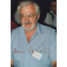 Heinrich Rohrer Swiss Physicist Nobel Prize Hand Signed Photo